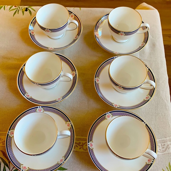 Wedgwood Dining Wedgwood Fine Bone China Teacups And Saucers Poshmark